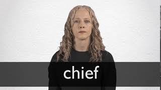 How to pronounce CHIEF in British English