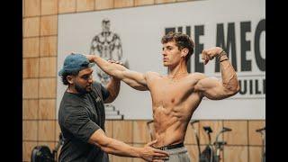 I Tore My Pec  Training Steve Prince  Posing Tips  ft Chase Calvit