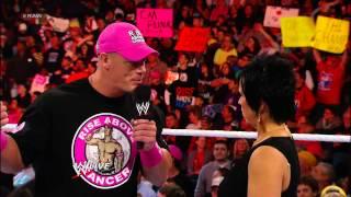 John Cena comes face to face with Vickie Guerrero Raw Oct. 29 2012