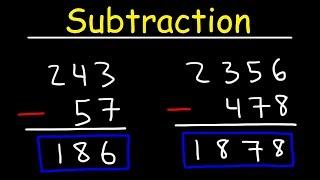 Subtraction - Math  Basic Introduction