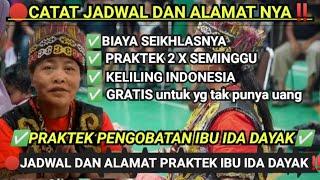 JADWAL DAN ALAMAT PRAKTEK IBU IDA DAYAK TERBARU‼️JANGAN SAMPAI KETINGGALAN 