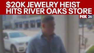 Suspect steals $20K jewelry using stolen credit cards