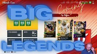 MADDEN 21  BIG LEGENDS COMING MUST HAVE PLAYERS FOR ANY MUT 21 TEAM  NO MONEY SPENT