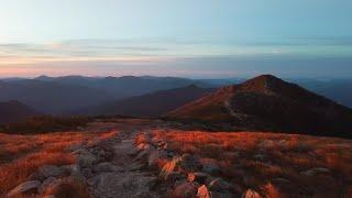 Franconia Ridge Sunrise Hike 4K  Early Autumn Binaural Audio