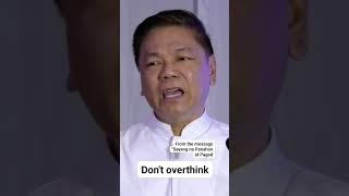 Dont overthink #edlapiz #kuyaedlapiz #practicaladvice