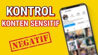 Cara Filter Konten NegatifSensitif Di Instagram  Tutorial Android