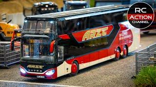 Unique exteme detailed RC BUS with incredible features - scale 114 - and RC Trucks & Construction