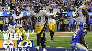 Pittsburgh Steelers vs. Los Angeles Rams  2023 Week 7 Game Highlights