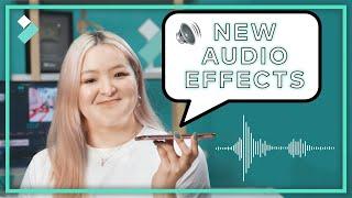 NEW Audio Effects  Wondershare Filmora X Tutorial