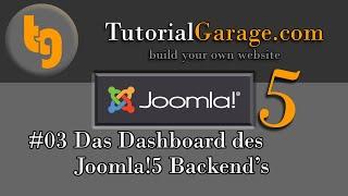 Joomla 5 Dashboard von Joomla5 und seine Möglichkeiten- Homepage erstellen - Tutorialgarage.com