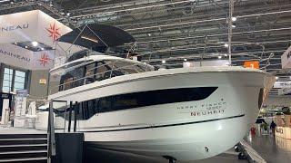 Jeanneau Merry Fisher 1295 Fly walk through at Dusseldorf Boat Show 2023