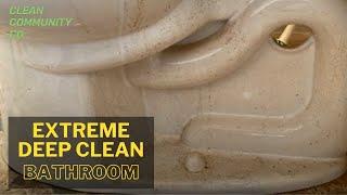 BeforeAfter Video 3 Hours on One Bathroom From Super Dirty to Super Clean Jan 2024