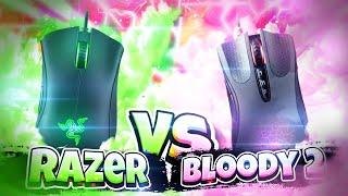 RAZER vs BLOODY 2 СРАВНЕНИЕ МЫШЕК ДЛЯ ПВП BLOODY A9 VS RAZER ESSENTIAL + КОНКУРС НА РЕЙЗЕР