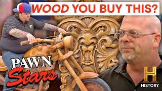 Pawn Stars Wood You Buy These Wooden Wonders?