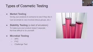Types of Cosmetic Testing