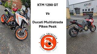 Review KTM 1290 GT vs Multistrada V4S Pikes Peak