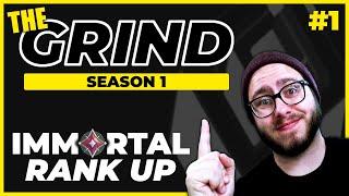 The Immortal Rank Up   Valorant Gameplay With Notes - The Grind Episode #1 -The competitive Queue