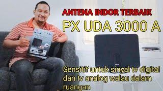Menggunakan Set Top Box Matrix dan Antena TV Digital PX UDA-3000A menerima ch digital dengan baik