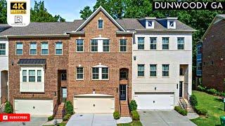 Like NEW Townhouse for Sale Dunwoody GA - 4 Bed 3.5 Bath- Gated Community mins to Dunwoody Village