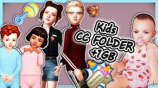 +1GB KIDS CC FOLDER infant toddler child Maxis Match The Sims 4