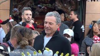 Disney CEO Bob Iger and Josh D’Amaro at Disneyland