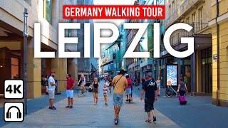 LEIPZIG Germany  4K Walking Tour In The German Music City