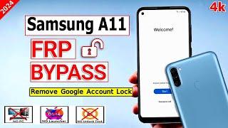 Samsung Galaxy A11 Unlock Bypass Frp Google Account Lock Without Pc  Samsung A11 Google Lock Bypass