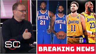 Woj BREAKING Paul George agrees 4-year $212M max contract with 76ers - LeBron recruit Klay Thompson