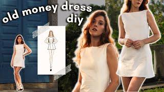 how to make a dress w princess seams - OLD MONEY AESTHETIC DIY pattern making + sewing tutorial