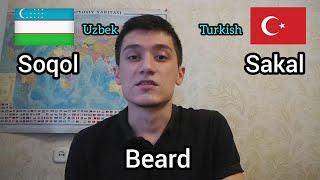 Similarities between Turkish and Uzbek Comparison Turkish Uzbek Türkçe ve Özbekçe karşılaştırması