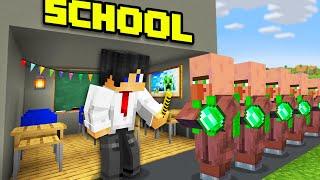 Minecraft but I Open a School