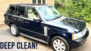 Neglected Range Rover Deep Clean and Engine Bay Detail