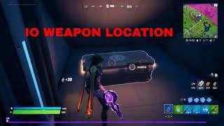 Fortnite - Collect different IO tech weapons Location