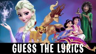 Can you finish the lyrics from Disney?