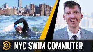 NYC Man Who Swims to Work Every Day - Mini-Mocks