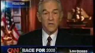 Rep. Ron Paul For President CNN Lou Dobbs 22607