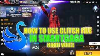 How To ApplyUse Glitch File in SMARTGAGA Emulater   How To Use Free fire Glitch File in Pc 