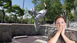 The smoothest Runs from Iranian parkour girl Niloofar Moghadam
