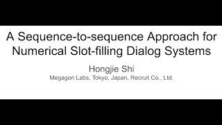 A Sequence-to-sequence Approach for Numerical Slot-filling Dialog Systems