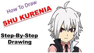 How to draw shu kurenai from beyblade Easy Drawing