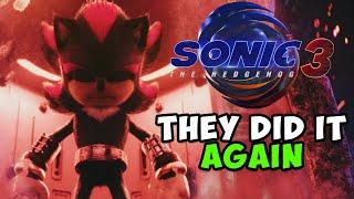 They Secretly Showed Sonic Movie 3 Trailer AGAIN?