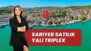 Sarıyerde Boğaz & Orman Manzaralı Yalı Triplex Özel İskeleli