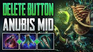 DELETING EVERYONE Anubis Mid Gameplay SMITE Ranked Conquest