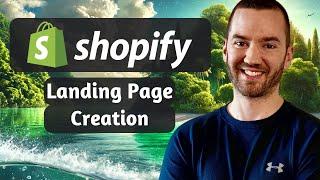 How To Create A Landing Page On Shopify 2024 Tutorial