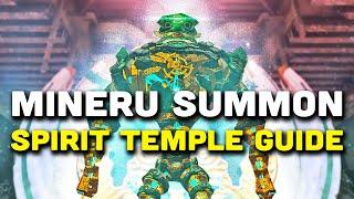 Zelda Tears of the Kingdom - How to get the Mineru Robot Summon Fifth Sage - Spirit Temple Guide