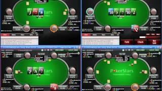 Видео школы PokerStarter SNG $3.5 SH - Серия подъём по лимитам. I