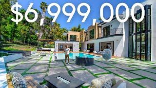 INSIDE A $6.999000 MEGA MANSION IN LOS ANGELES WITH MOVIE THEATRE AND YOGA STUDIO