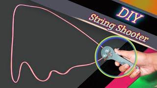 DIY String Shooter  How to Make a String Shooter  Diy Zip String  Homemade String Shooter Diy.