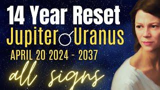 Biggest Transit of 2024 Rare Uranus Jupiter Conjunction in Taurus  ALL SIGNS