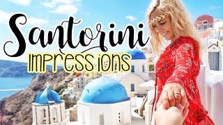 SANTORINI Impressions   Follow us around   Dagi Bee